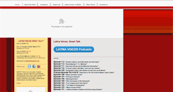 Desktop Screenshot of latinavoices.com